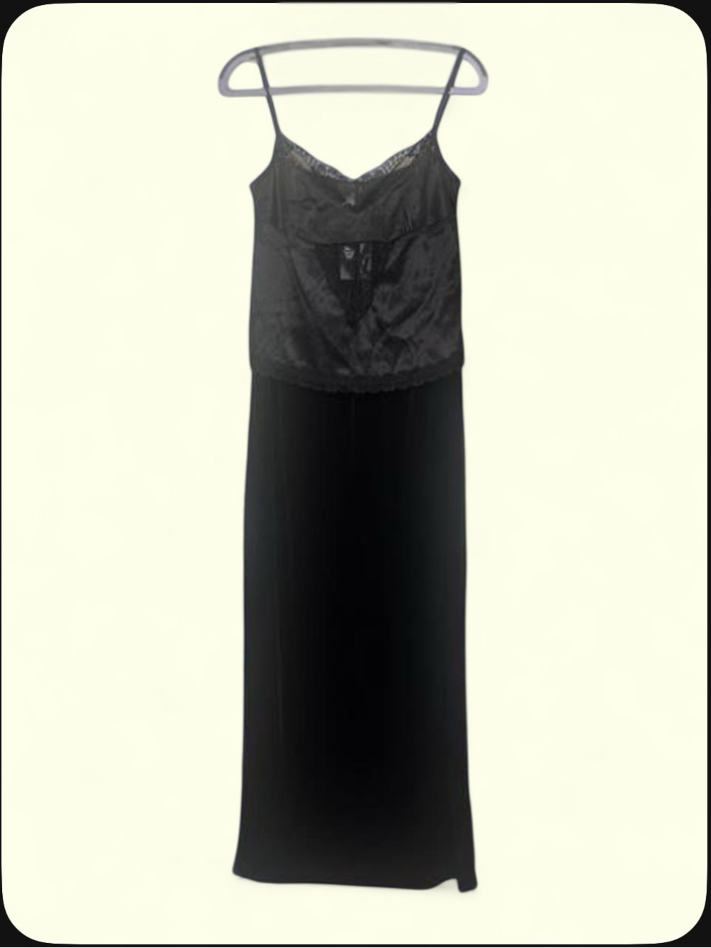 Laura Scott Black velvet whimsigoth witchy goth dark romantic maxi skirt